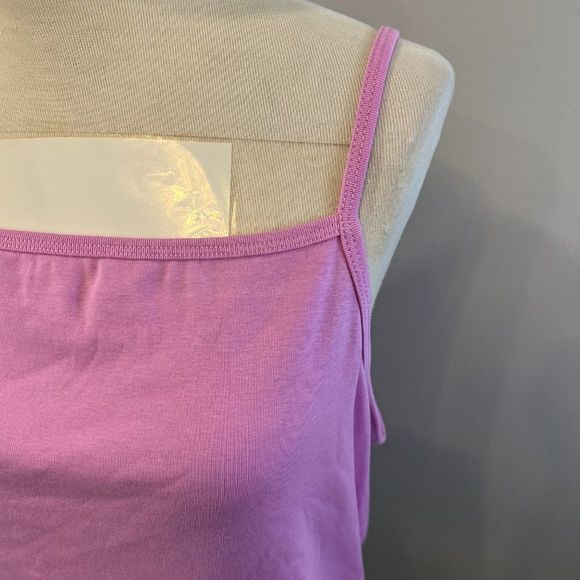 NWOT BP Square Neck Crop Camisole in Purple Tulip (2X) - Picture 6 of 11